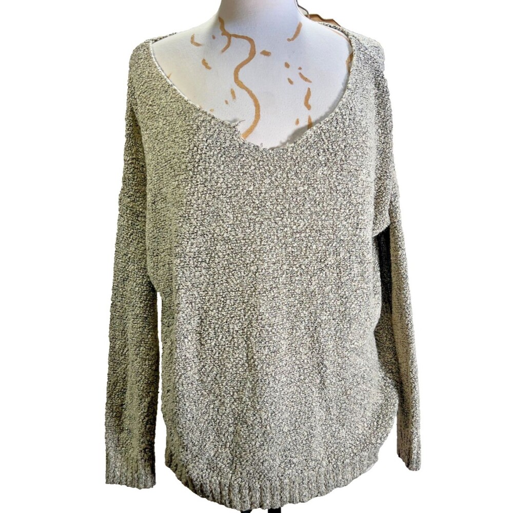 Debut Sweater Size S/M Women's Modern Textured Boho Chic Oversized Cottage Core